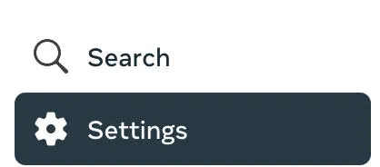Meta Business Suite settings dashboard for managing users