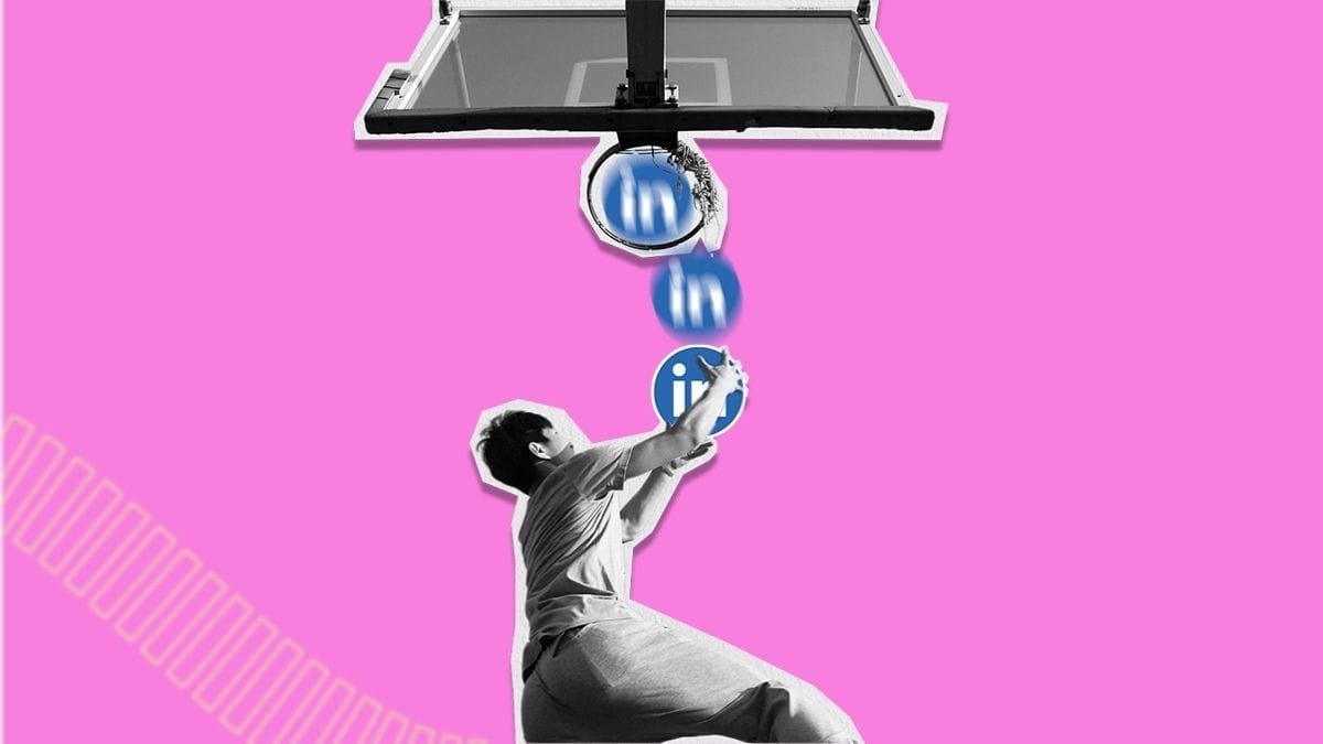 LinkedIn hashtags strategy guide showing optimal usage and performance metrics