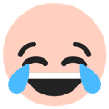 Laughing with tears emoji