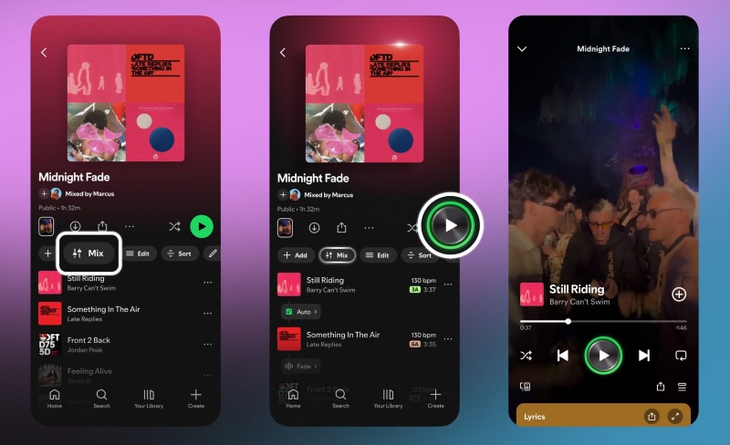 mix playlist