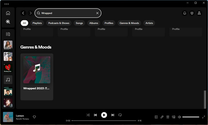 Spotify Wrapped interface showing top artists of the year