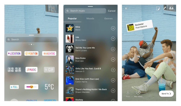 Instagram Music feature