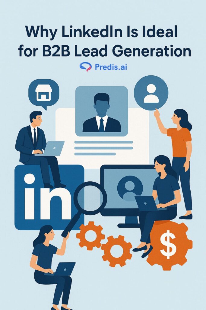 Why LinkedIn Is Ideal for B2B Lead Generation - a visual image