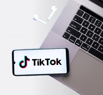 TikTok draft save interface showing editing options